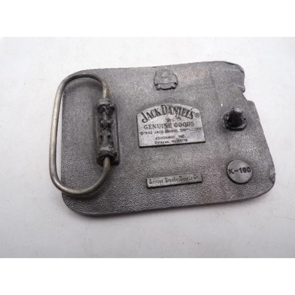 Vintage 1992 Jack Daniels Tennessee Whiskey Belt Buckle Bergamot K-190 USA Made